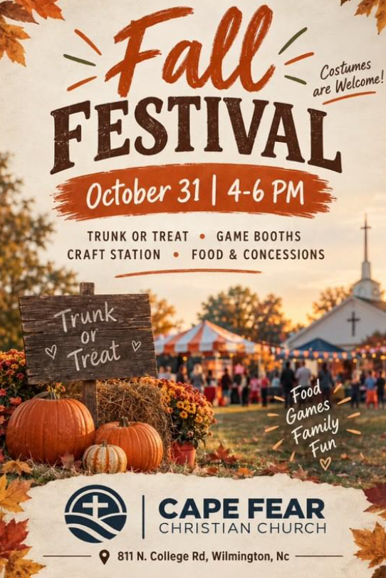 Fall Festival flyer